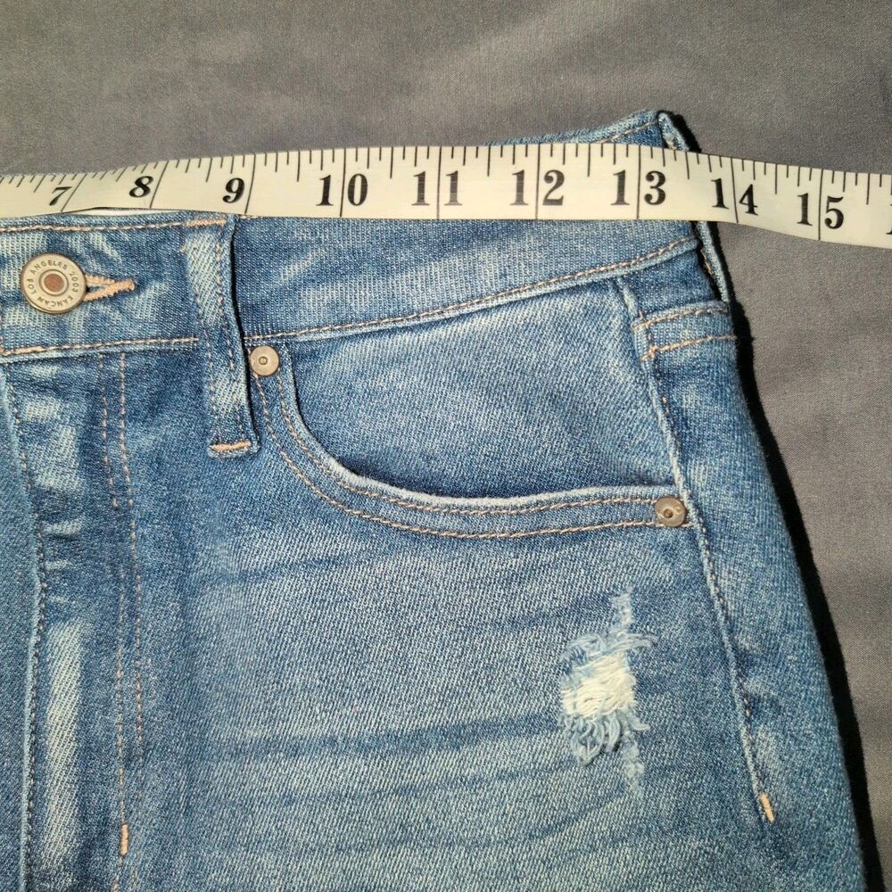 Kancan Jeans Women's Size 26 (Tag Says 28) Blue Skinny Distressed High Rise - Picture 7 of 11